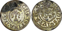 Sweden Solidus Riga.Livonia Christina of Sweden (1632-1654) Silver 1650 0,55g.KM# 21(3) -
