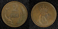 Denmark Bronze 1906 Denmark Christian IX  1906 VBP 2 Ore Last Year Type ... 5.96 £  +  11.17 £ shipping