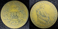 Brazil 1000 Reis 1924 BRAZIL Aluminum-Bronze 1924  1st Year Type KM# 525... 3.72 £  +  11.17 £ shipping