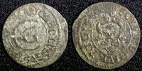Sweden Solidus Riga CARL X of Sweden Silver 1658 Schilling SCARCE KM# 50 (23 108) -