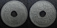 Tunisia 20 Centimes 1942 TUNISIA Zinc 1942  WWII Issue TONED KM# 268 (23... 11.17 £  +  11.17 £ shipping