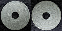 Tunisia 10 Centimes 1942 TUNISIA Zinc 1942  WWII Issue HIGH GRADE KM# 26... 14.86 £  +  11.17 £ shipping