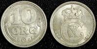 Denmark 10 Øre 1918 Denmark Christian X Silver 1918 VBP; GJ  Last Year U... 10.80 £  +  11.17 £ shipping