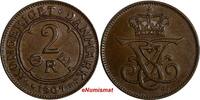 Denmark Bronze 1907 Denmark Frederik VIII  1907 VBP GJ 2 Ore Ch UNC KM# ... 29.78 £  +  11.17 £ shipping