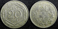 Italy 20 Centesimi Italy Vittorio Emanuele III Copper-nickel 1918 R KM# 58 (23 723) -
