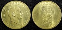 Denmark 1 Krone 1958 DENMARK Frederik IX Aluminum-Bronze 1958 C S  GEM B... 7.45 £  +  11.17 £ shipping
