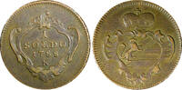 Italy 1 Soldo Italian States GORIZIA Joseph II Copper 1788 K Kremnica Mint KM# 27 (00) -
