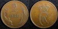 Denmark Bronze 1902 Denmark Christian IX  1902 VBP 2 Ore KM# 793.2 (23 7... 3.69 £  +  11.17 £ shipping
