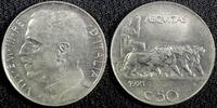 Italy 50 Centesimi ITALY Victor Emmanuel III Nickel 1921 UNC KM# 61.1 (23 906) -