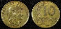 Peru 10 Centavos 1957 PERU Brass 1952  Thin planchet KM# 224.2 (25 030) ... 3.72 £  +  11.17 £ shipping
