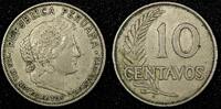 Peru 10 Centavos 1937 PERU Copper-Nickel 1937  KM# 214.2 (25 022) Uncert... 3.72 £  +  11.17 £ shipping