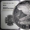 Italy 50 Centesimi Italy Vittorio Emanuele III 1941 WWII Issue NGC MS63 KM# 76b (49) -