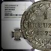 1 Kreuzer 1873 Germany German States WÜRTTEMBERG Silver 1873   NGC UNC DETAILS KM# 612 (04) NGC unz DETAILS KM