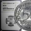 50 Pfennig 1921 Germany Germany, Weimar Republic 1921 A   NGC MS64 Berlin Mint KM# 27 (8) NGC MS64