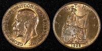 1928 Farthing 1928 United Kingdom Great Britain George V (1910-1936) Bronze   ch.UNC RED KM#825 (959) unz