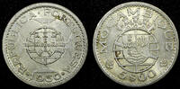 Portugal 5 Escudos Mozambique Portugal Silver 1960 1 Year Type High Grade KM# 61 (26 676) -