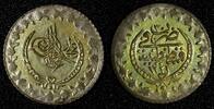 Turkey 20 Para Turkey Mahmud II Silver AH1223 30 (1837) Gold Toning Luster KM# 596 (34) -