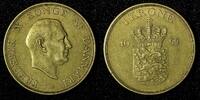 Denmark 1 Krone 1952 DENMARK Frederik IX Aluminum-Bronze 1952 N S  KM# 8... 3.72 £  +  11.17 £ shipping