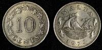 Malta 10 Cents 1972 MALTA Copper-Nickel 1972  1st Year Type KM# 11 (28 0... 3.69 £  +  11.17 £ shipping