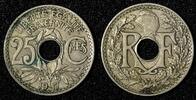 France 25 Centimes 1917 FRANCE Copper-Nickel 1917  No Dash Toned KM# 867... 3.72 £  +  11.17 £ shipping