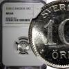 Sweden Ore 1930 Sweden Gustaf V Silver 1930 G 10 Ore NGC MS64 GEM BU KM#... 44.68 £  +  11.17 £ shipping