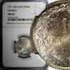 1 Franc Belgium Albert I Silver 1911  Flemish Dutch Text NGC MS63 KM# 73.1 (02)