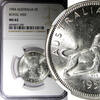 1954 Florin 1954 Australia Silver  NGC MS62 Royal Visit of Elizabeth II KM# 55 (020)