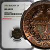 Bolivia 1 Boliviano 1951 BOLIVIA Bronze 1951  NGC MS64 RB 1 YEAR TYPE KM... 29.78 £  +  11.17 £ shipping