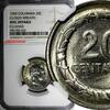 Colombia 20 Centavos 1969 Colombia General Santander 1969  NGC UNC DETAI... 22.34 £  +  11.17 £ shipping