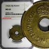 Fiji 1 Penny 1942 Fiji George VI Brass 1942 S  NGC MS63 San Francisco Mi... 37.23 £  +  11.17 £ shipping