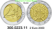 Frankreich 2 Euro Kursmünze . 300.0223.11 -