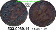 Mauritius 1 Cent *1 KM12 Georg V. . 503.0069.14 -