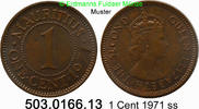 Mauritius 1 Cent *20 KM31 . 503.0166.13 -