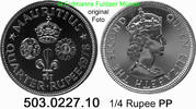 Mauritius 1/4 Rupee *24 KM36 . 503.0227.10 -