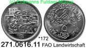 Egypt Ägypten 5 Piaster *172 FAO Landwirtschaft . 271.0616.11 -