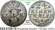 Brandenburg-Preußen 1/24 Taler Olding 140 . 323.2129.13 . Brandenburg-Preußen Friedrich II. 1740-1786 -