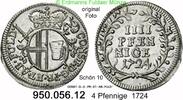 Fulda Abtei 4 Pfennige 1724 78-418 Constantin von Buttlar 1714-1726 Schö... 95.36 £  +  41.40 £ shipping