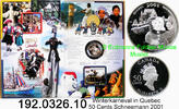 Kanada *409 KM420 Winterkarneval in Quebec . 192.0326.10 50 Cents 2001 PP