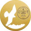 World Coins 2015 Mongolia 500 Togrog Mongolian Nature Falco Gold Plated 1/2oz Silver Coin