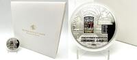 Cook Islands 10$ WINDOWS OF HEAVEN Metropolitan Cathedral BUENOS AIRES Silver Coin -