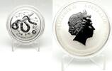 Australia 1$ Year of the SNAKE Lunar Series II 1 oz Silver Coin Lion Privy -