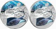Tuvalu 1$ 2021 Deadly & Dangerous STINGRAY 1 oz Pure Silver Coin Proof 164.71 £138.70 £  +  8.67 £ shipping