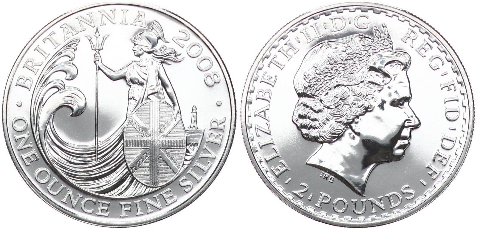 GB - Great Britain - England 2 Pounds 2008 2 Pfund Britannia 1 Unze BU |  MA-Shops