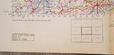USA 1955 Landkarte Detmold US Army guter Zustand