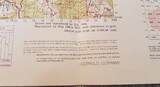 USA 1955 Landkarte Detmold US Army guter Zustand