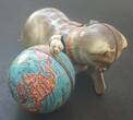 BRD um 1950 Blechspielzeug Katze
