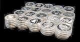 Deutschland / Eurowährung Lot 100 mal 10 Euro unserer Wahl 2002 - 2010 Für Anleger: Lot 100 x 10 Euro Münzen PP in Kapsel - 925iger Silber Proof (Proof, PP) in Kapsel