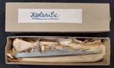 3. Reich Modellschiff 1936-44 Wiking Schiffsmodel Karlsruhe in Originalverpackung !!!! TOP Zustand, nicht bespielt, neuwertig