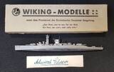 3. Reich Modellschiff 1936-44 Wiking Schiffsmodel Admiral Scheer in Originalverpackung !!!! TOP Zustand, nicht bespielt, neuwertig