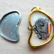 Japan, DAMEN TASCHENUHR, unbek. Herstellungsjahr, RIVAGE SCHMUCK - UHR, vergoldet, Quartz, neue Batterie, gute Funktion, altersentsprechende Gebrauchsspuren, siehe Fotos